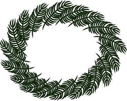 Spruce wreath oval Frame template. graphic line ink illustration. design for fashion graphics, textile prints, fabrics, wallpapers. for bedsheets, pajamas, wrapping papers. vector