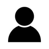 Avatar simple flat default user profile icon. Gender neutral person silhouette, profile picture symbol, user account dp sign best for social media, icons, web and app design, illustration. vector