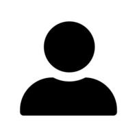 User profile icon, Avatar profile picture symbol. Gender neutral silhouette, default social media profile photo symbol isolated on transparent background. vector