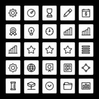A set of icons for business and finance vector