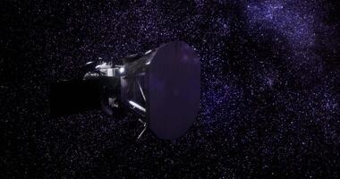 CGI Parker Solar Probe approaches the Suns outer atmosphere in deep space video