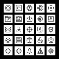 A set of icons that include various types of icons vector