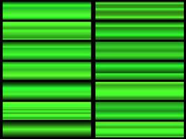 Big green collection of gradients. green palette..green metallic gradients vector
