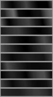 black gradient collection, metal with gradients vector