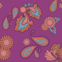Elegant Paisley Floral Design for Fabric and Decorative Use vector