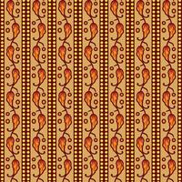 Colorful leaf pattern design vector
