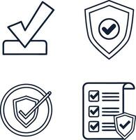 Regulation icon pack collection set with compliance, standard, enforcement, guideline vector