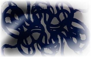 Dark Blue Scribble Art on Soft Gradient Background vector