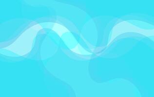 Calm Blue Gradient Abstract Background with Soft Curves vector