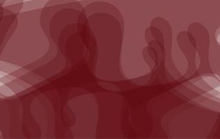Smooth Red Transparent Waves Abstract Backdrop vector