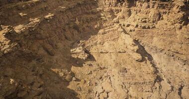 CGI Exploration of rugged terrain in an arid landscape during daylight hours video