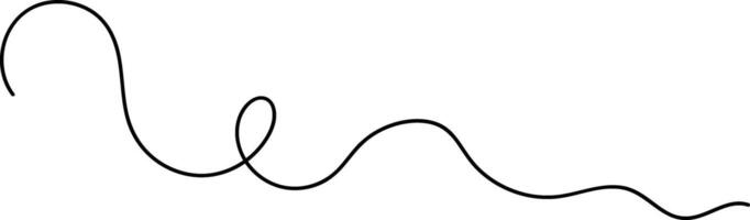 Dynamic Line Graph Displaying a Curved Trend on a White Background vector