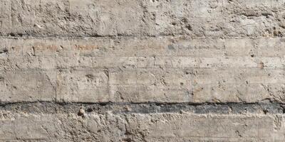Concrete Wall Texture With Rough Surface And Horizontal Lines. Ideal For Backgrounds, Construction Themes, And Architectural Designs photo