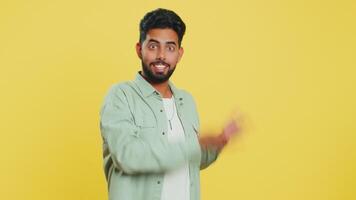 Man raising hands asking what why reason of failure, demonstrating disbelief irritation by troubles trendy social media meme anti lifehacks ridicules people who complicate simple tasks for no reason video