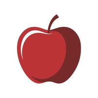 Red apple fruit icon design vector