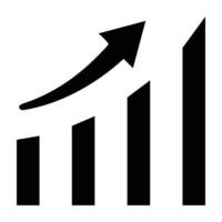 Growth Line Icon Design vector