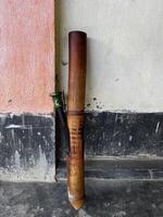 A smoking filter made of bamboo. Tribal of Tripura use it for intoxicating. photo