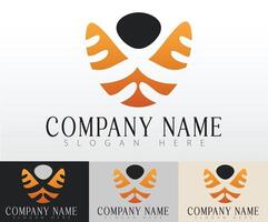 A versatile and creative logo layout built for business identities vector