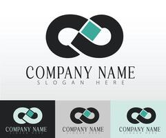 A logo concept template created to reflect professionalism and brand values. vector