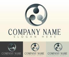 Simple yet powerful unity in a modern brand mark. vector