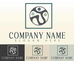 A professional logo with unified visual elements. vector
