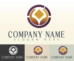 A design influenced by the idea of unity in business. vector