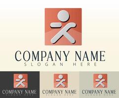 A professional logo crafted around unity. vector