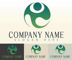 Business identity design that radiates unity and simplicity. vector