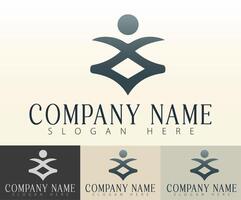A logo that combines modernity with unified identity. vector