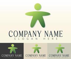 An unity emblem for business use. vector