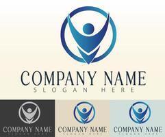A logo ideal for a business centered on unity. vector