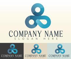 A creative unity emblem for business use. vector
