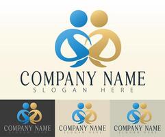 An abstract take on togetherness in business. vector