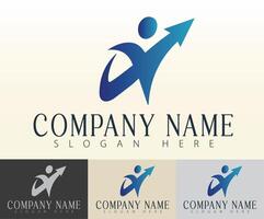 A mark of unity in professional brand form. vector