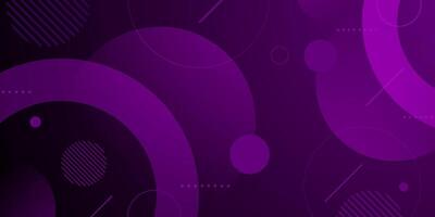 Abstract dark purple overlap circle background. Abstract geometric circle shapes pattern design. vector
