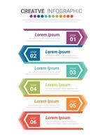 Infographic template with option can be used for workflow layout, diagram. vector