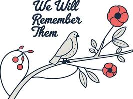 Remembrance Sunday Typography T Shirt Designs Honoring Fallen Heroes vector