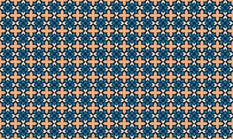 Elegant Islamic tile design with central navy panel, perfect for texture background templates vector