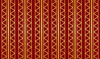 Elegant red and gold geometric seamless pattern with luxury background texture vector