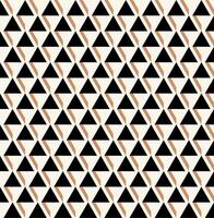 A black and white pattern with triangles vector