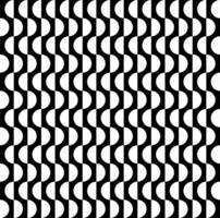 A black and white wavy pattern vector