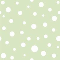 A green and white polka dot pattern vector