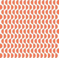 An orange and white pattern with wavy lines vector