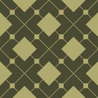 pattern with squares in brown and green vector