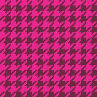 A pink and black houndstooth pattern vector