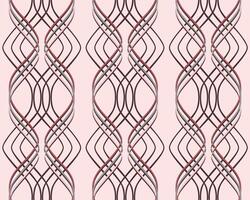 A pink and black background with wavy lines vector