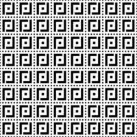 A black and white pattern with squares vector