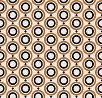 A pattern with circles and black and white vector