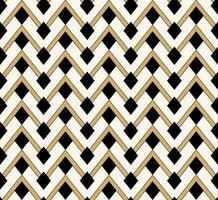 A black and gold chevron pattern vector