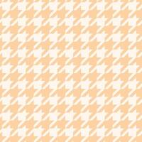 A houndstooth pattern in orange and white vector